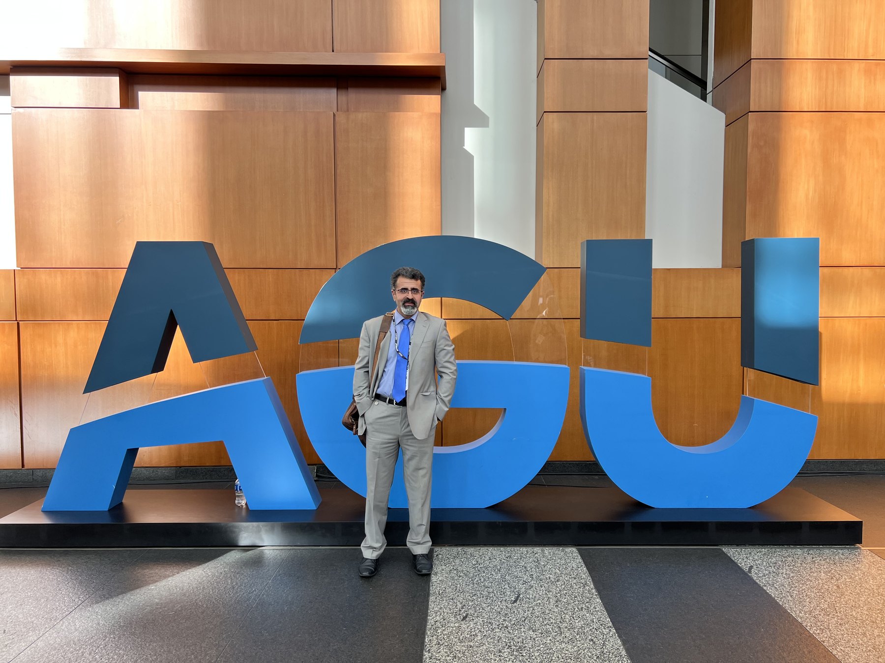 Yousef Khajavigodellou at AGU 2024